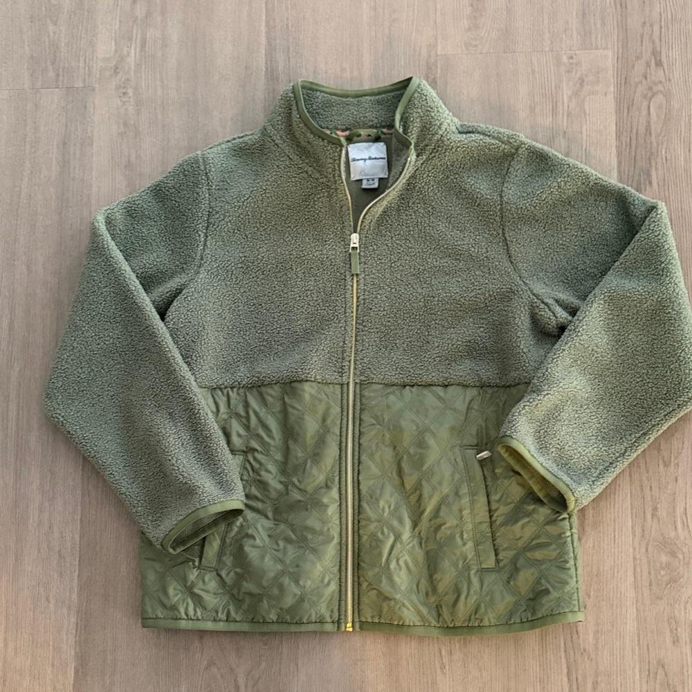 Tommy Bahama Faux Sherpa and Quilted Jacket Medium
